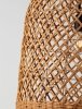 Lampa wisząca rattanowa boho rustykalna industrialna nad stół do salonu sypialni ściemnialna Luces Exclusivas